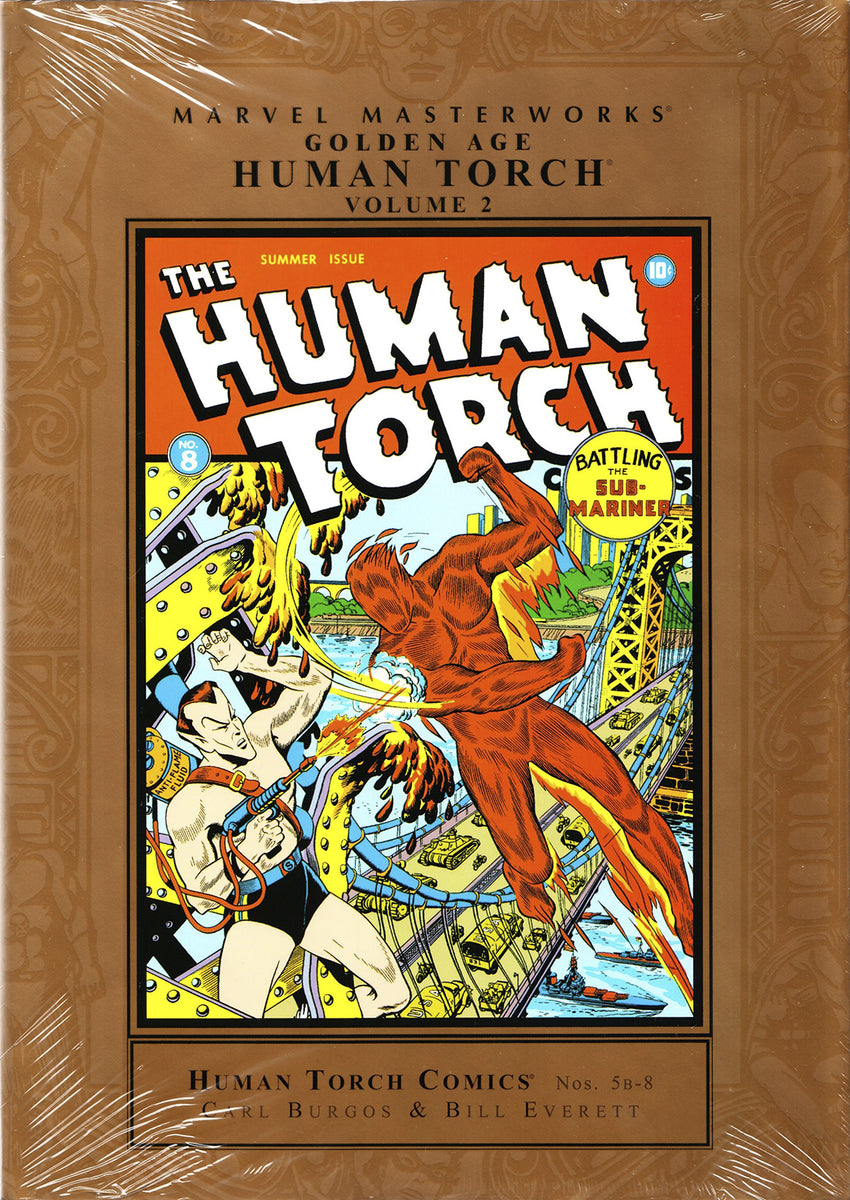Exploded Human Comic MMW GOLDEN AGE HUMAN TORCH HC VOL 02 – Floating World Comics